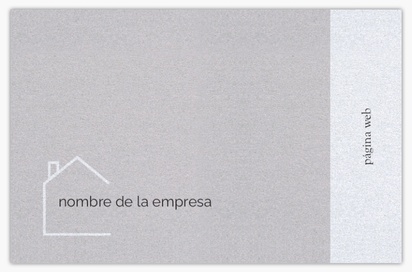 Vista previa del diseño de Galería de diseños de tarjetas de visita papel perla para sector inmobiliario