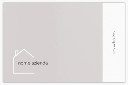 Anteprima design per Galleria di design: biglietti da visita carta lucida per settore immobiliare
