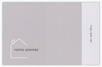 Anteprima design per Galleria di design: biglietti da visita carta effetto lino
