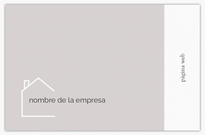 Vista previa del diseño de Galería de diseños de tarjetas de visita standard para sector inmobiliario, Standard (85 x 55 mm)