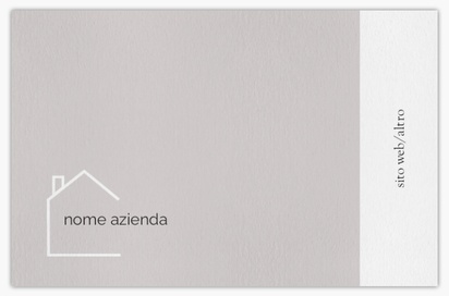Anteprima design per Galleria di design: biglietti da visita in carta naturale per settore immobiliare