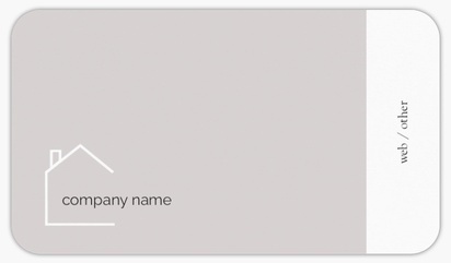 Design Preview for Design Gallery: Modern & Simple Rounded Corner Visiting Cards