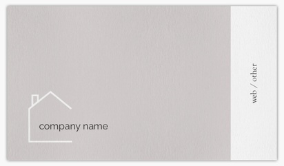 Design Preview for Design Gallery: Building Construction Non-Tearable Visiting Cards