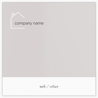 Design Preview for Design Gallery: Home Staging Metallic Business Cards
