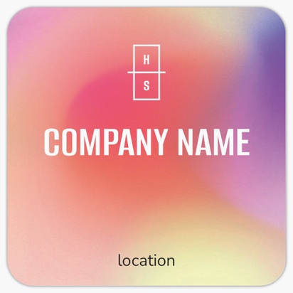 Design Preview for Design Gallery: Dance & Choreography Rounded Corner Business Cards, Rounded Square (65 x 65 mm)