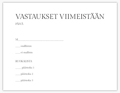 Mallin esikatselu Mallivalikoima: Perinteinen & Classic Vastausta pyydetään -kortit, 13.9 x 10.7 cm