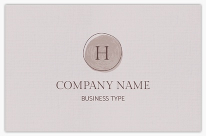 Design Preview for Design Gallery: Linen Business Cards