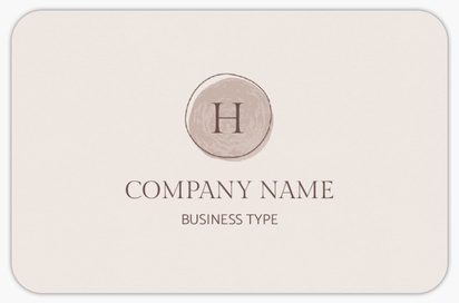 Design Preview for Design Gallery: Crafts Rounded Corner Business Cards, Rounded Standard (85 x 55 mm)