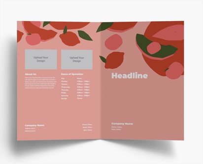 Design Preview for Design Gallery: Farmers Market Folded Leaflets, Bi-fold A4 (210 x 297 mm)