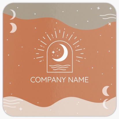 Design Preview for Crafts Rounded Corner Business Cards Templates, Square (2.5" x 2.5")
