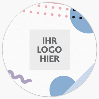 Designvorschau für Designgalerie: Personalisierte Aufkleberbögen Marketing, 3,8 x 3,8 cm Kreis