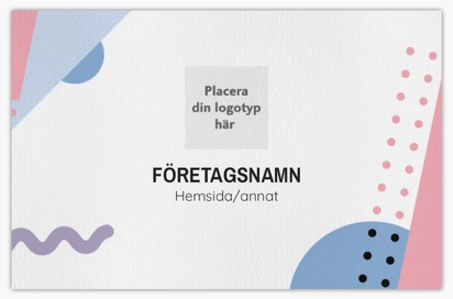 Förhandsgranskning av design för Designgalleri: Komik Visitkort med obestruket naturligt papper