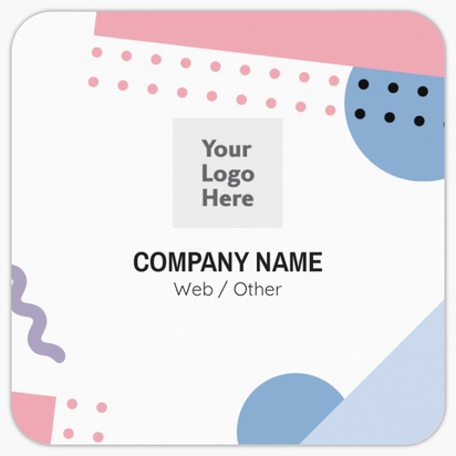 Design Preview for Design Gallery: Comedy Performance Rounded Corner Business Cards, Rounded Square (65 x 65 mm)