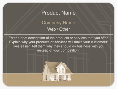 Design Preview for Design Gallery: Home Inspection Product Labels on Sheets, Rounded Rectangle 10 x 7.5 cm