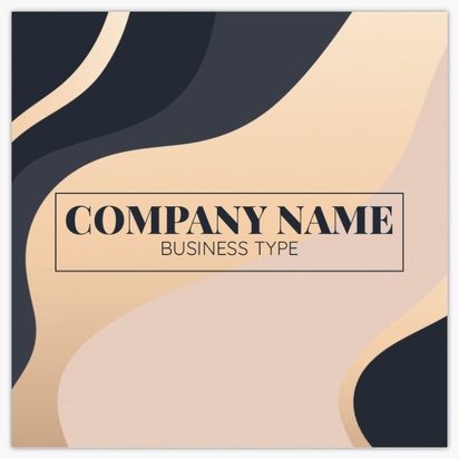 Design Preview for Design Gallery: Cosmetics & Perfume Matte Visiting Cards, Square (63.5 x 63.5 mm)