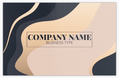 Design Preview for Design Gallery: Elegant Metallic Business Cards