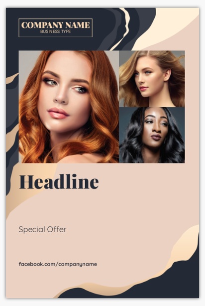 Design Preview for Hair Salons Posters Templates, 24" x 36"