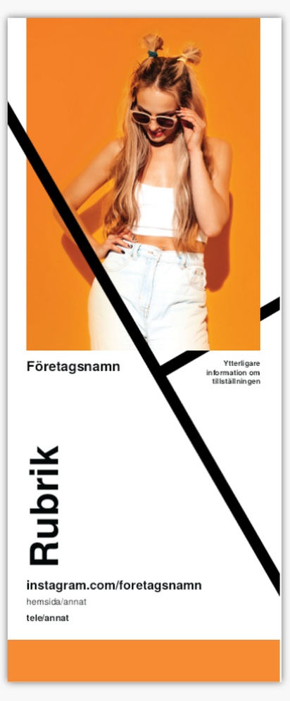 Förhandsgranskning av design för Designgalleri: Reklam Roll-ups, 85 x 206 cm Premium 