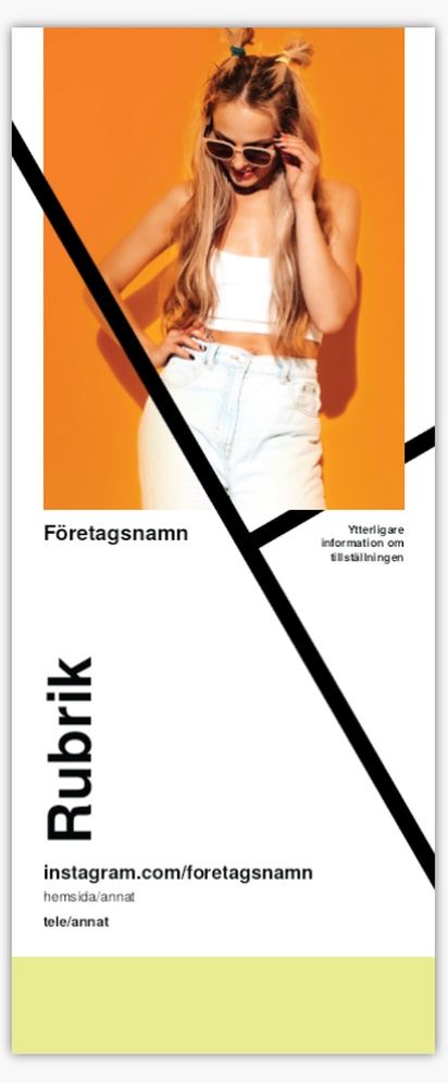 Förhandsgranskning av design för Designgalleri: Reklam Roll-ups, 85 x 206 cm Premium 