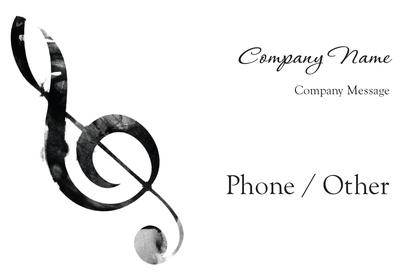 Design Preview for Design Gallery: Music Corflute Signs, 457 x 686 mm