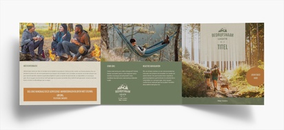 Voorvertoning ontwerp voor Ontwerpgalerij: Jagen en vissen Folders, Drieluik Vierkant (210 x 210 mm)