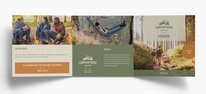 Design Preview for Design Gallery: Hunting & Fishing Folded Leaflets, Tri-fold Square (148 x 148 mm)
