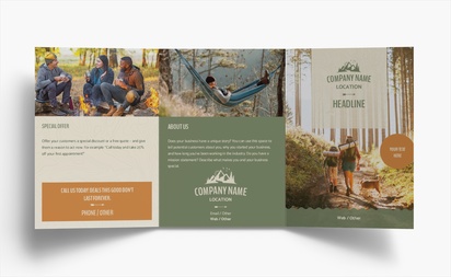 Design Preview for Design Gallery: Hunting & Fishing Folded Leaflets, Tri-fold A6 (105 x 148 mm)