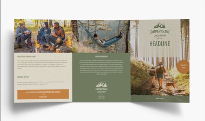 Design Preview for Design Gallery: Hunting & Fishing Folded Leaflets, Tri-fold A4 (210 x 297 mm)