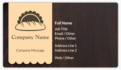 Design Preview for Design Gallery: Organic Food Stores Business Card Stickers