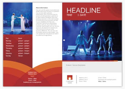 Design Preview for Design Gallery: Dance & Choreography Flyers, Bi-fold A5