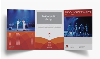 Forhåndsvisning av design for Designgalleri: Dans & koreografi Brosjyrer, 3-fløyet A4 (210 x 297 mm)