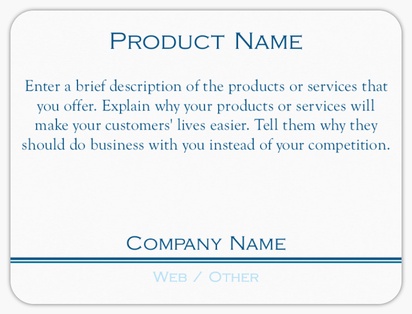 Design Preview for Design Gallery: Business Services Product Labels on Sheets, Rounded Rectangle 10 x 7.5 cm