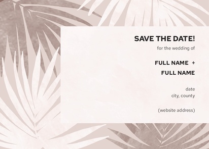 Design Preview for Design Gallery: Save the Date Flyers & Leaflets,  No Fold/Flyer A6 (105 x 148 mm)