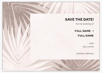 Design Preview for Design Gallery: Save the Date Flyers and Pamphlets,  No fold A6