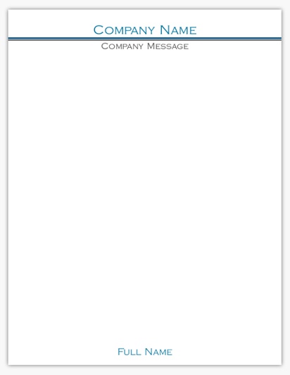 Design Preview for Design Gallery: Conservative Notepads