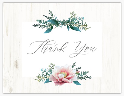 Design Preview for Thank you cards templates, Flat