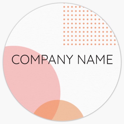 A small business light colours pink gray design for General Party