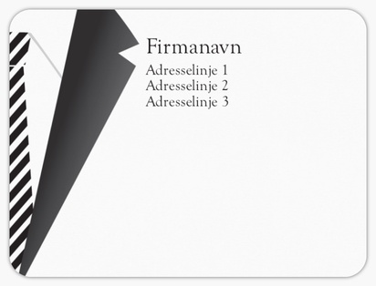 Forhåndsvisning af design for Designgalleri: Erhvervsservicer Postlabels, 10 x 7,5 cm