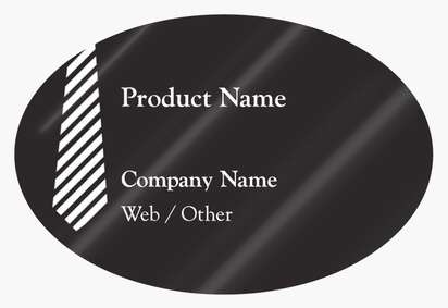 Design Preview for Design Gallery: Introduction & Dating Agencies Product Labels on Sheets, Oval 7.6 x 5.1 cm
