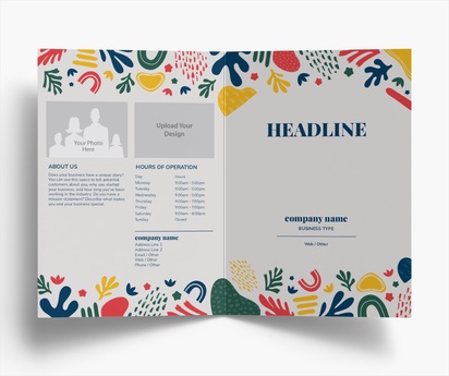 Design Preview for Design Gallery: Marketing Folded Leaflets, Bi-fold A5 (148 x 210 mm)