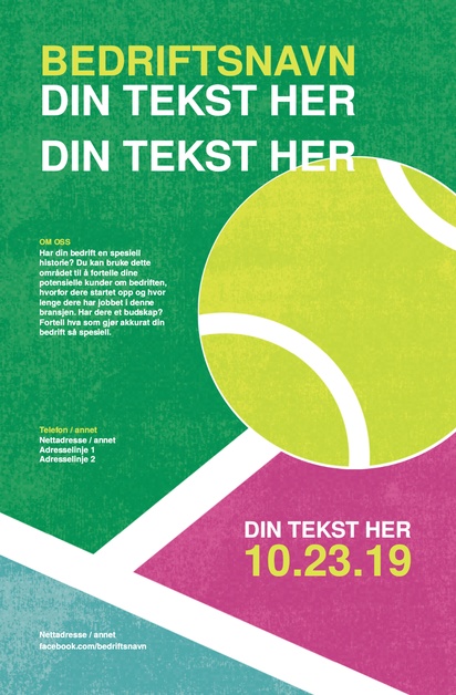 Forhåndsvisning av design for Designgalleri: Sport og velvære Plakater, A3 (297 x 420 mm) 