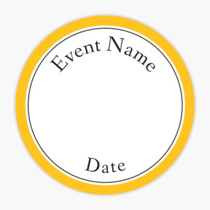 A graduate graduation yellow white design for Events