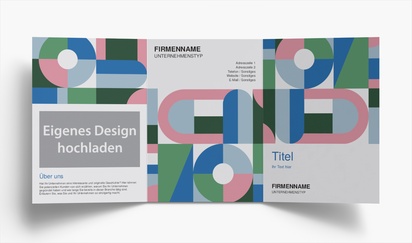 Designvorschau für Designgalerie: Falzflyer Software-Entwicklung, Wickelfalz A5 (148 x 210 mm)