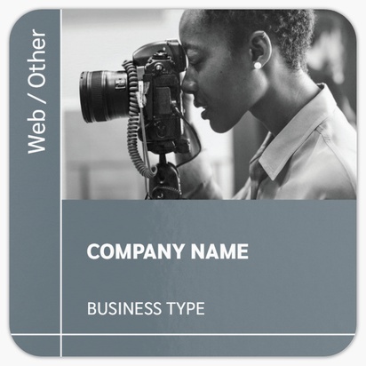 Design Preview for Movies & Film Rounded Corner Business Cards Templates, Square (2.5" x 2.5")