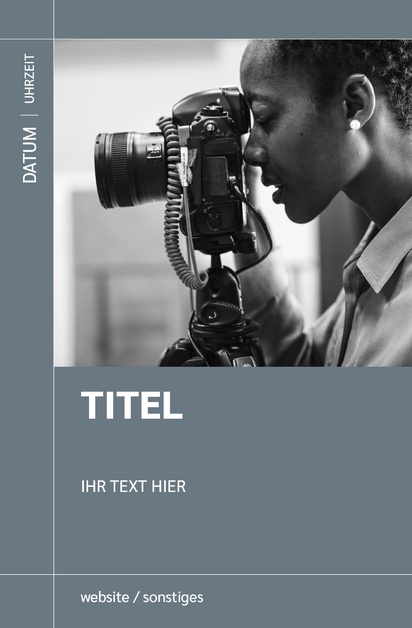 Designvorschau für Designgalerie: Plakate Film & Fernsehen, A3 (297 x 420 mm) 