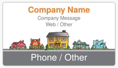 Design Preview for Design Gallery: Property & Estate Agents Business Card Stickers