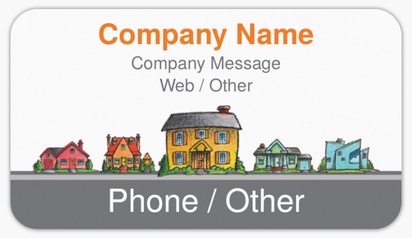 Design Preview for Property & Estate Agents Business Card Stickers Templates