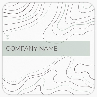 Design Preview for Recruiting & Temporary Agencies Rounded Corner Business Cards Templates, Square (2.5" x 2.5")