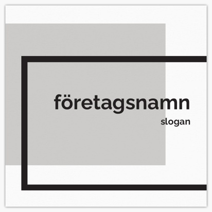 Förhandsgranskning av design för Designgalleri: Bloggar Visitkort standard, Fyrkantiga (65 x 65 mm)