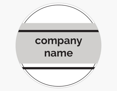 Design Preview for Design Gallery: Business Services Custom Stickers, Round   3.8 x 3.8 cm
